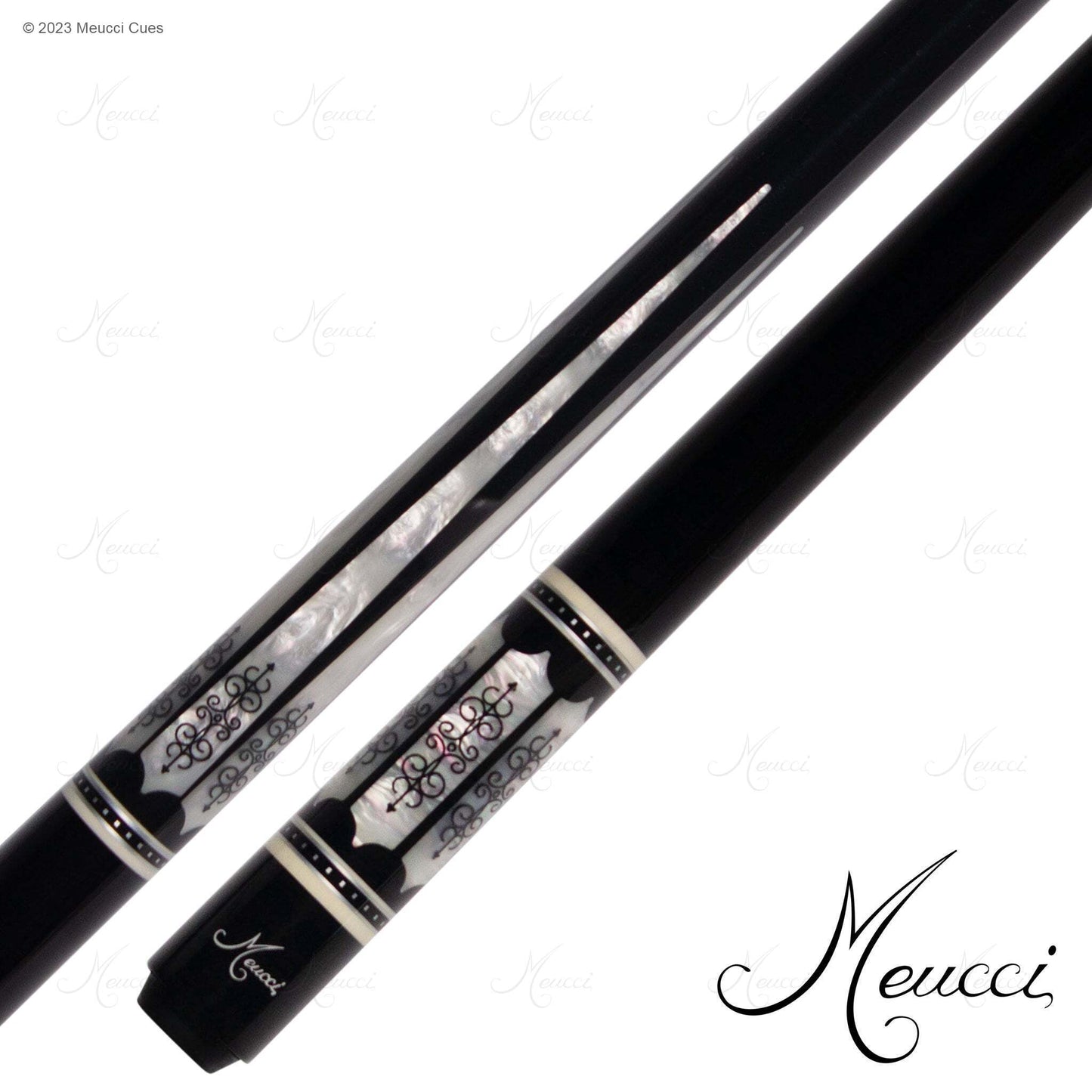 Meucci 21st Century 3 Black & Mother of Pearl