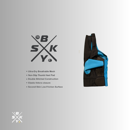 BSKY 3F Glove Blue