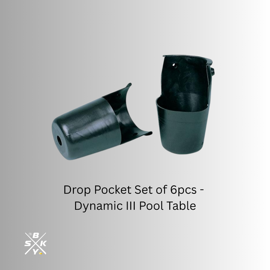 Drop Pocket Set for Dynamic III Pool Table 6pcs