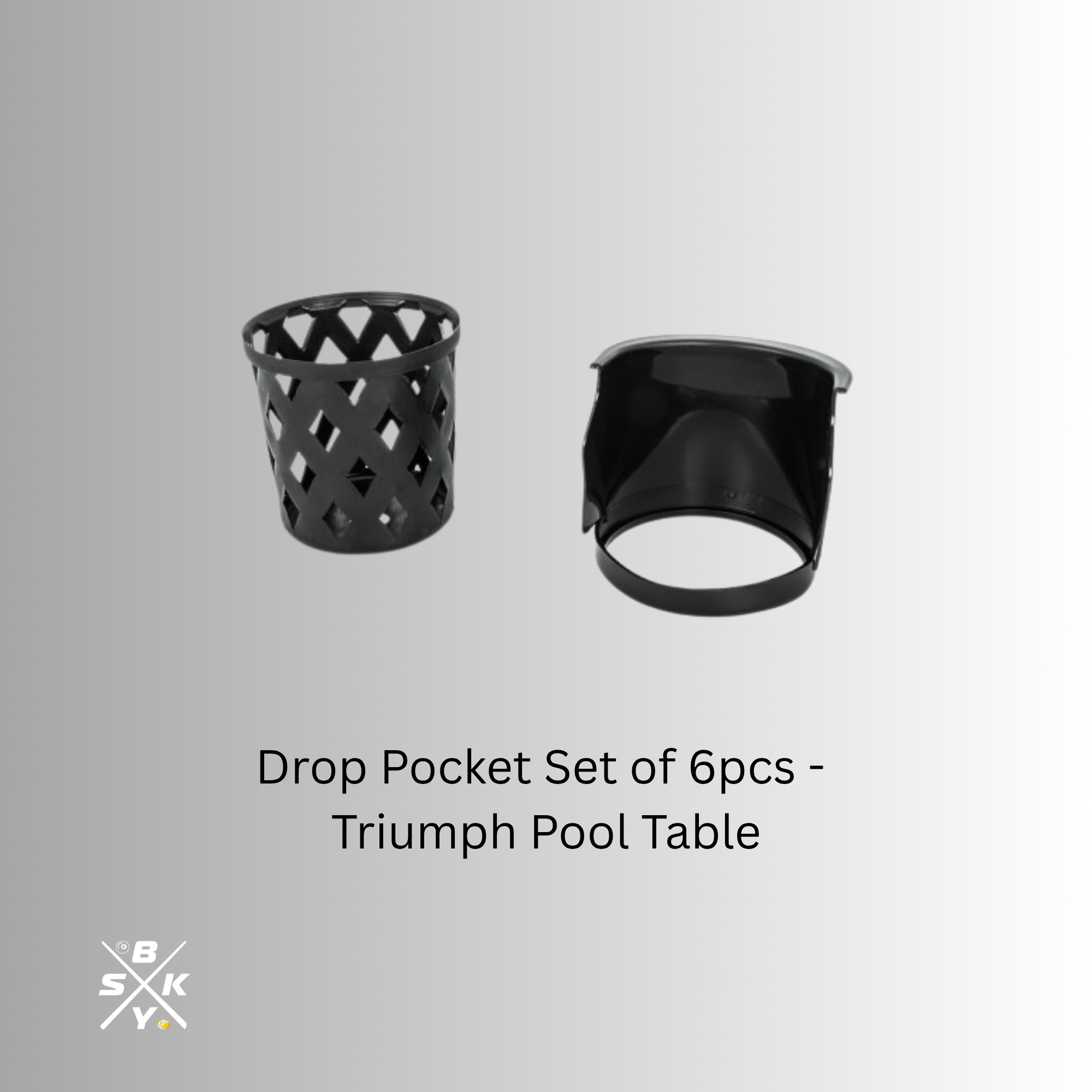 Drop Pockets Drop Pocket Set for Triumph / Eliminator Pool Table 6pcs – Billiardsky.net